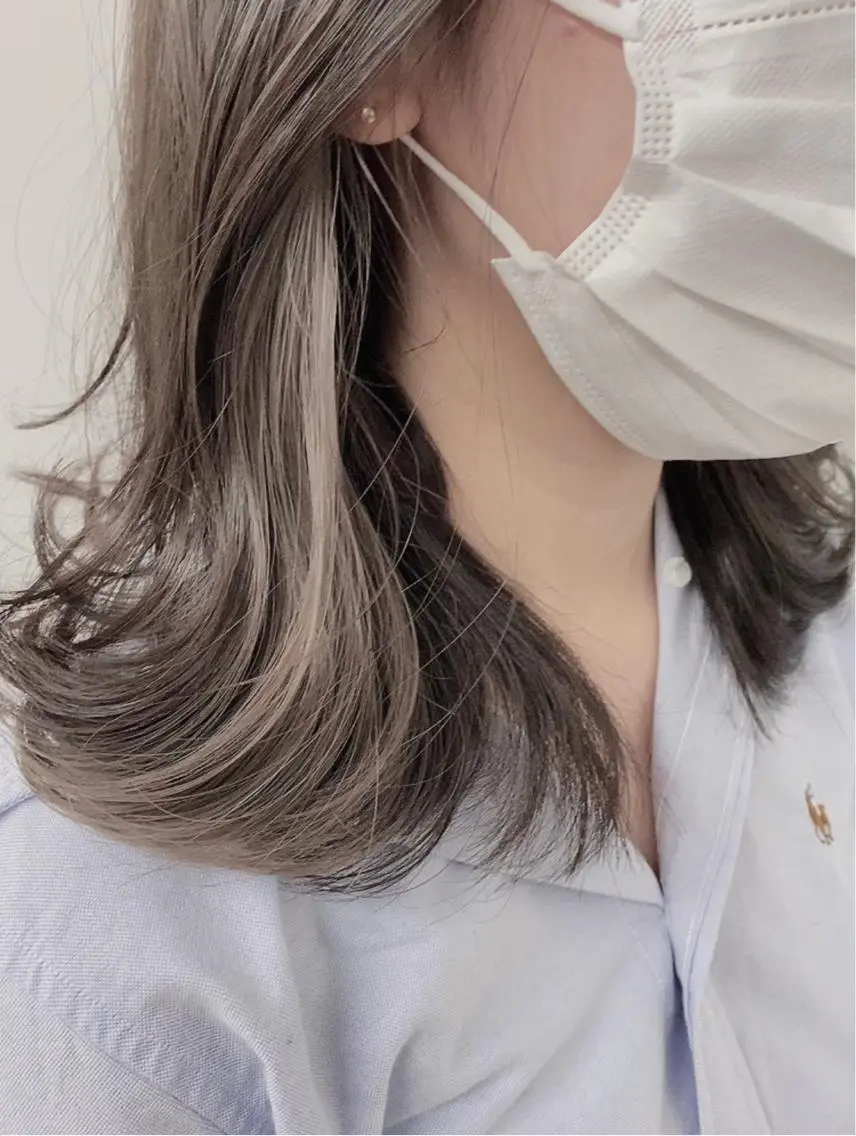 ミディアム カラー ヘアカラー トリートメント ❤️sai❤️ official❤️のヘアスタイル