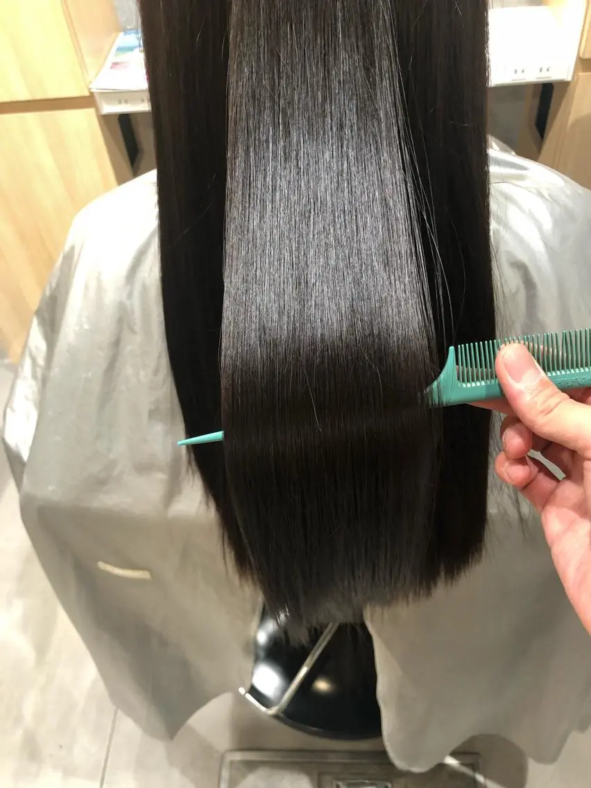 ロング カット 縮毛矯正 トリートメント 【髪質改善特化･ 福田航洋】のヘアスタイル