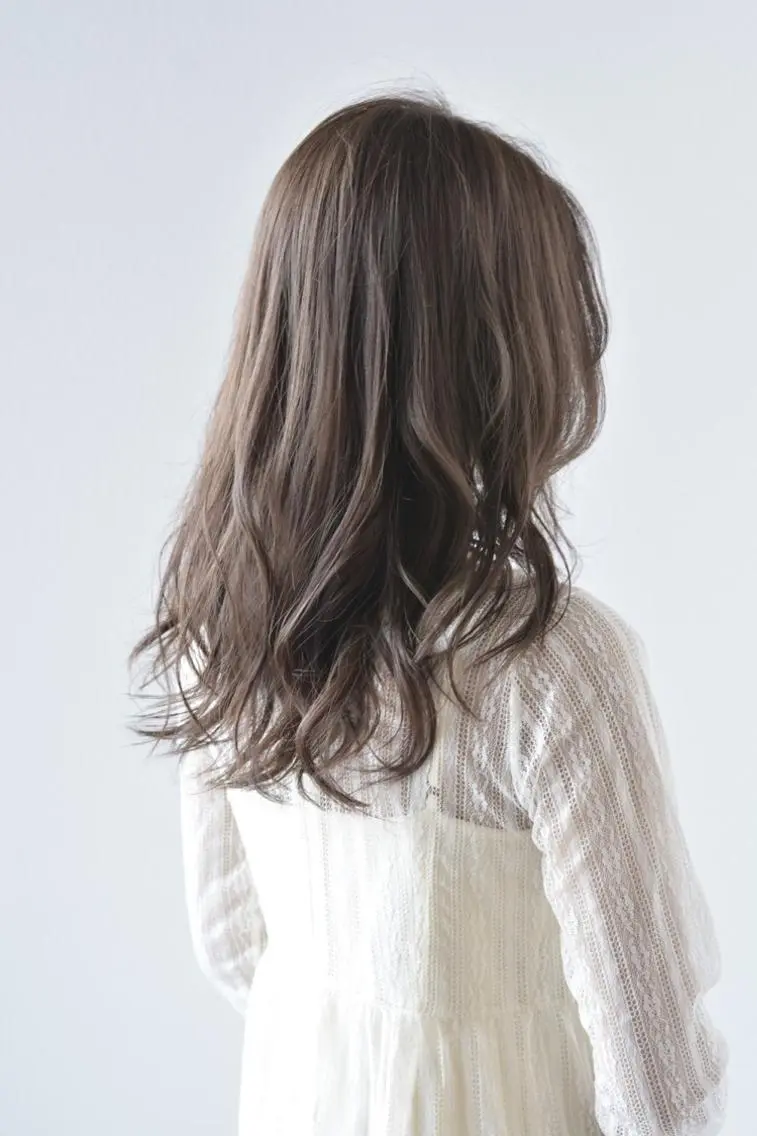 ミディアム カラー パーマ 髪質改善特化KIZU /艶髪研究(京都)のヘアスタイル
