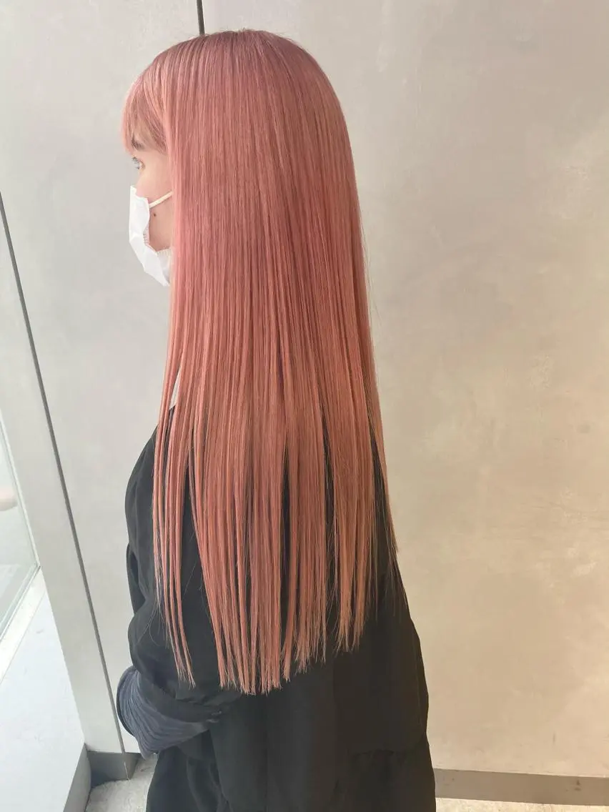 ロング カラー M IIのヘアスタイル