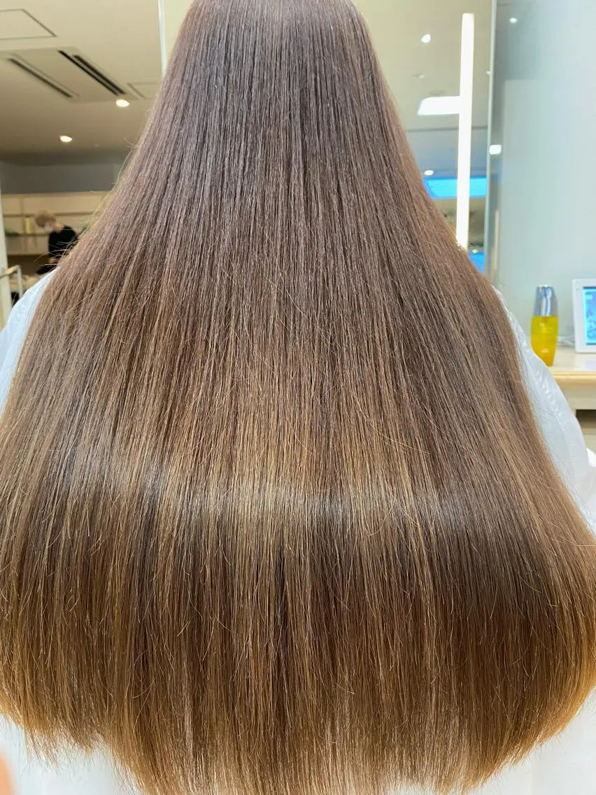 ロング パーマ カット 縮毛矯正 トリートメント 高橋恵🌈生え癖改善 ウルフ/レイヤーのヘアスタイル