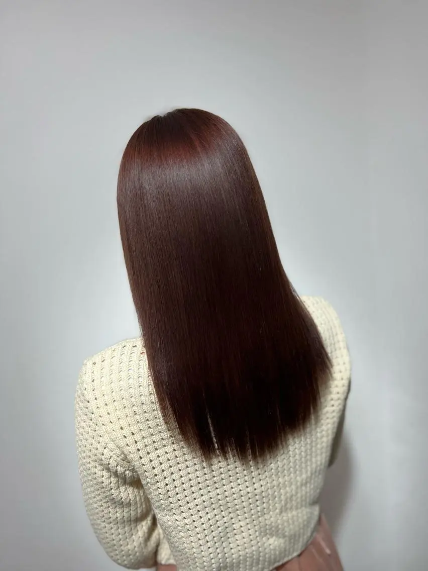 ロング カラー ブリーチ ケアブリーチ ダブルカラー イヤリングカラー ハイライトカラー 神戸ボブ✂️ ioe三宮/田 伸佳のヘアスタイル