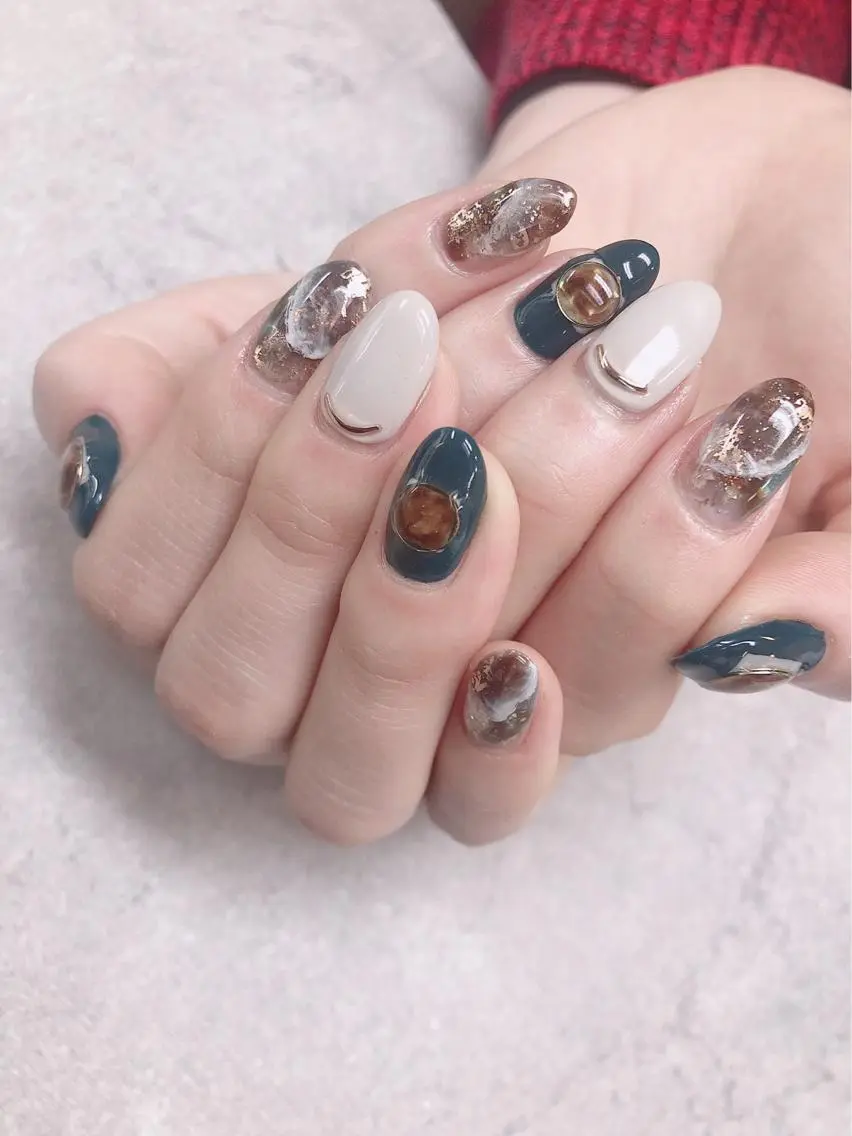 ネイル ニュアンスネイル ハンドネイル ハンドケア FASTNAIL PLUS 新宿店のネイルデザイン