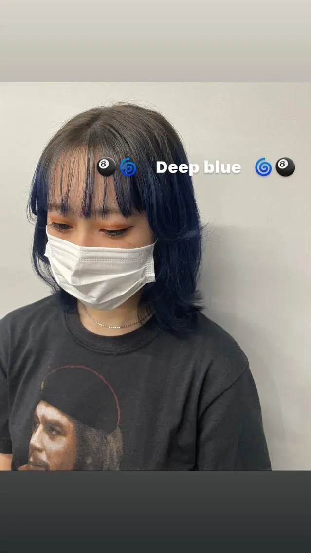 ミディアム カラー パーマ ヘアアレンジ メンズ キッズ ネイル マツエク・マツパ 透明感カラー・レイヤ ー🎀amika🎀のヘアスタイル