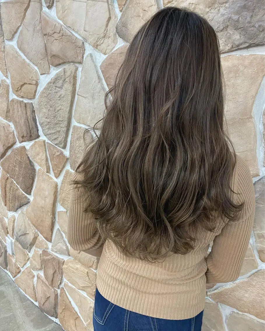 ロング カラー パーマ ヘアアレンジ 🐠店長 二田直人🐠のヘアスタイル