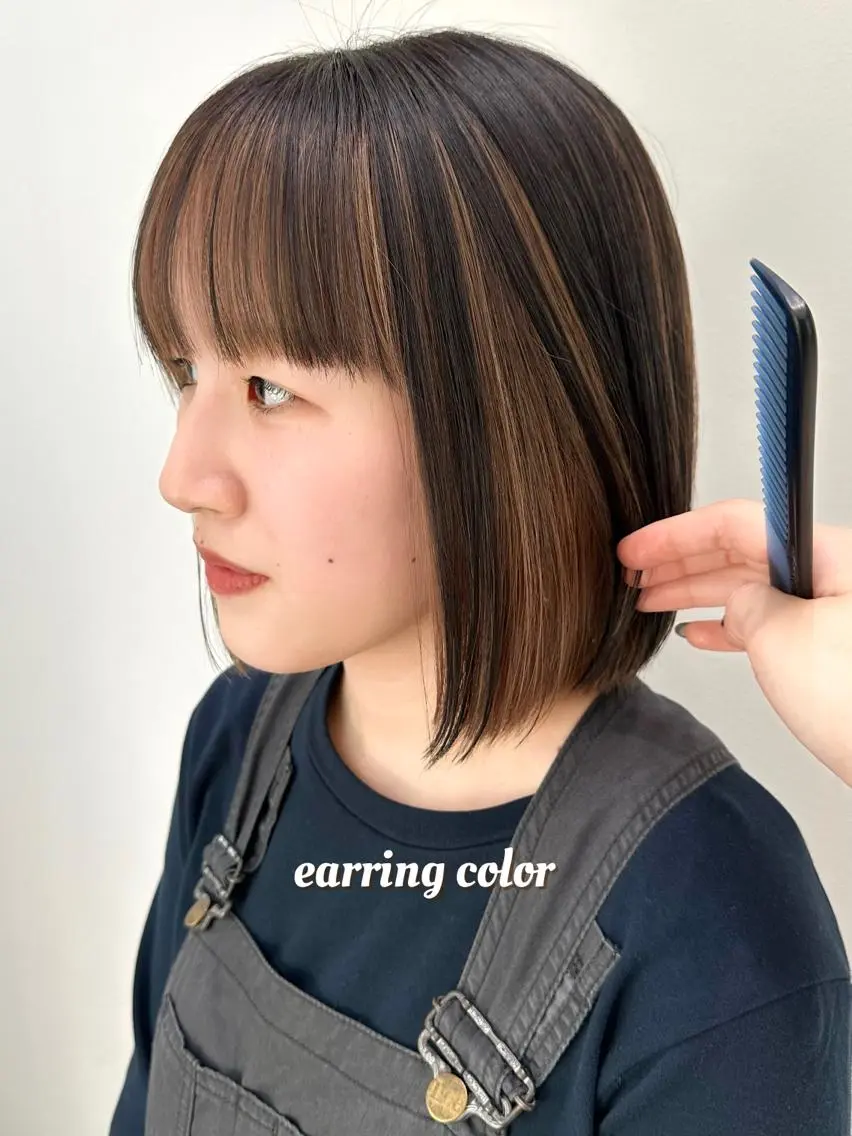 ショート カラー ヘアカラー recipe 黒木 彩那のヘアスタイル
