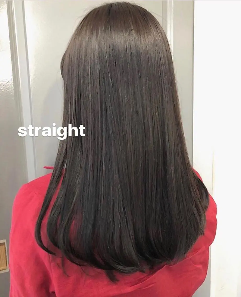 セミロング カラー ブリーチ 縮毛矯正 ヘアカラー 縮毛矯正 トリートメント 松尾太樹 【pia】福岡美容室のヘアスタイル