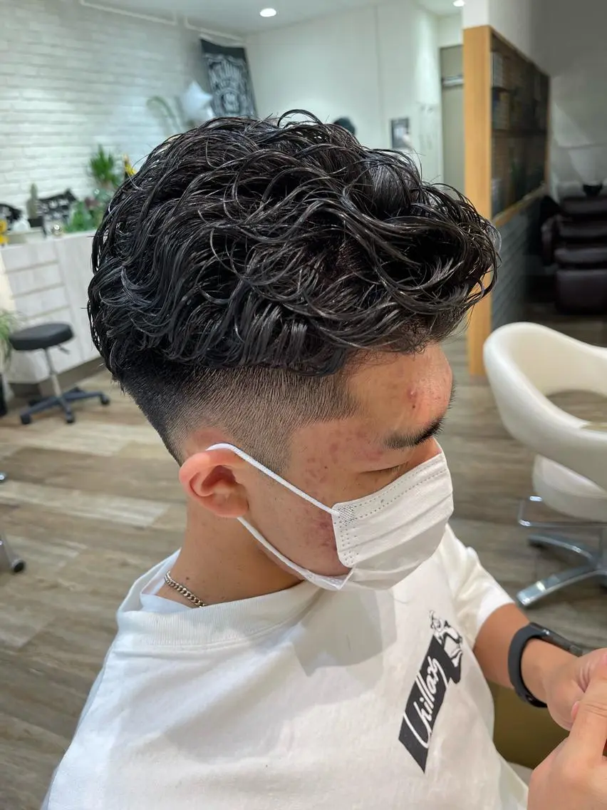 ショート パーマ メンズ メンズパーマ 北原寿樹のヘアスタイル