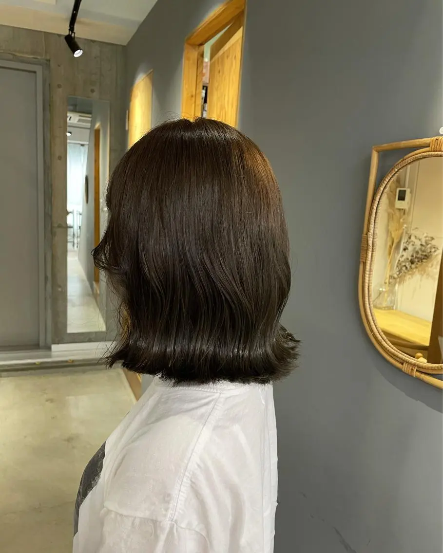 ミディアム カラー レッドカラー ヘアカラー トリートメント noa ☪︎のヘアスタイル