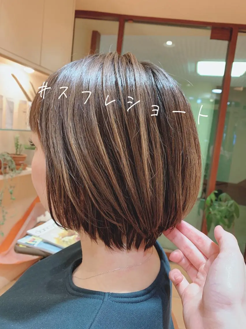 ショート 🎉骨格矯正カット ばば　としまさのヘアスタイル