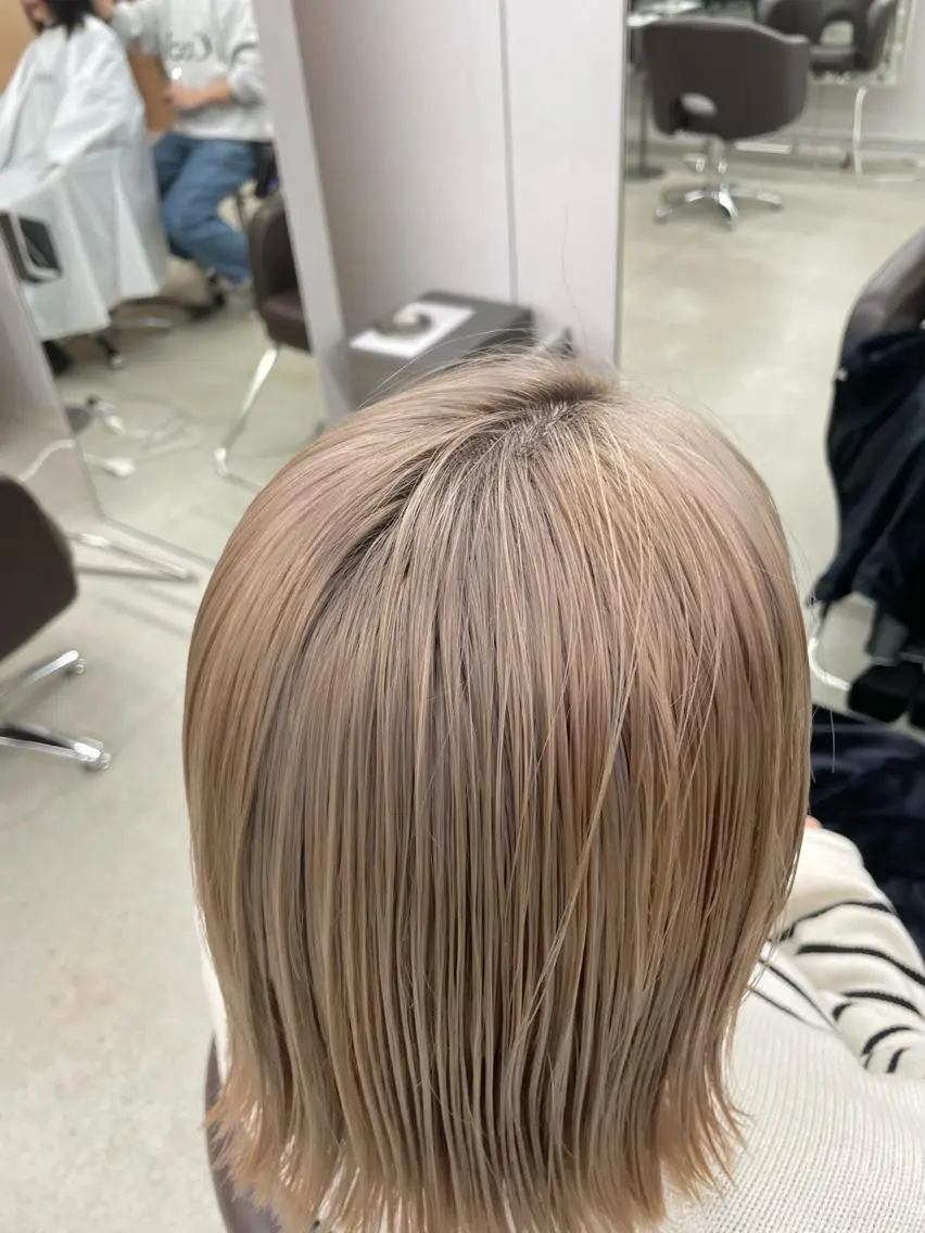 ミディアム カラー ヘアカラー トリートメント 関 京磨のヘアスタイル