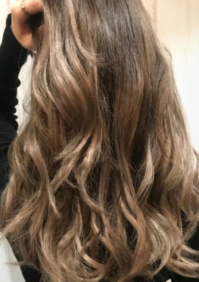 カラー パーマ ヘアアレンジ チビ編み込みエクステ シールEXどぅ〜すのヘアスタイル