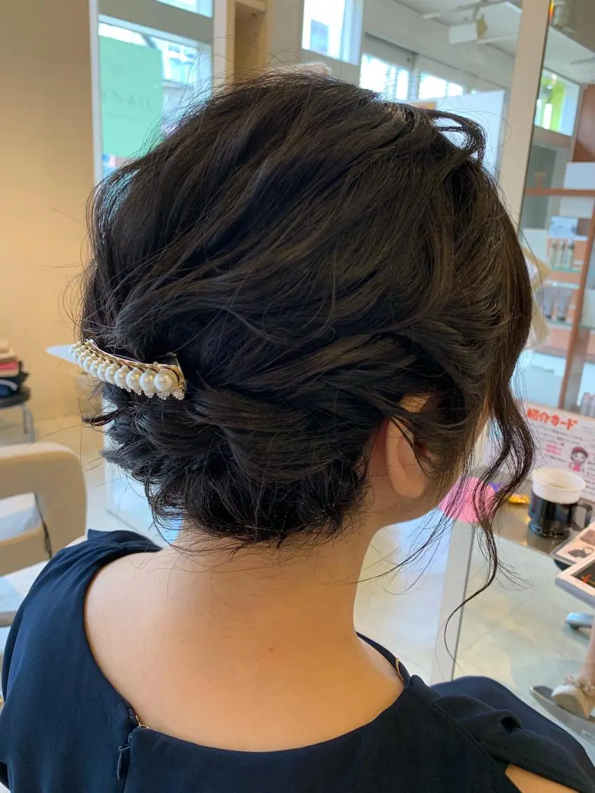 ミディアム ヘアセット 本田 卓也のヘアスタイル