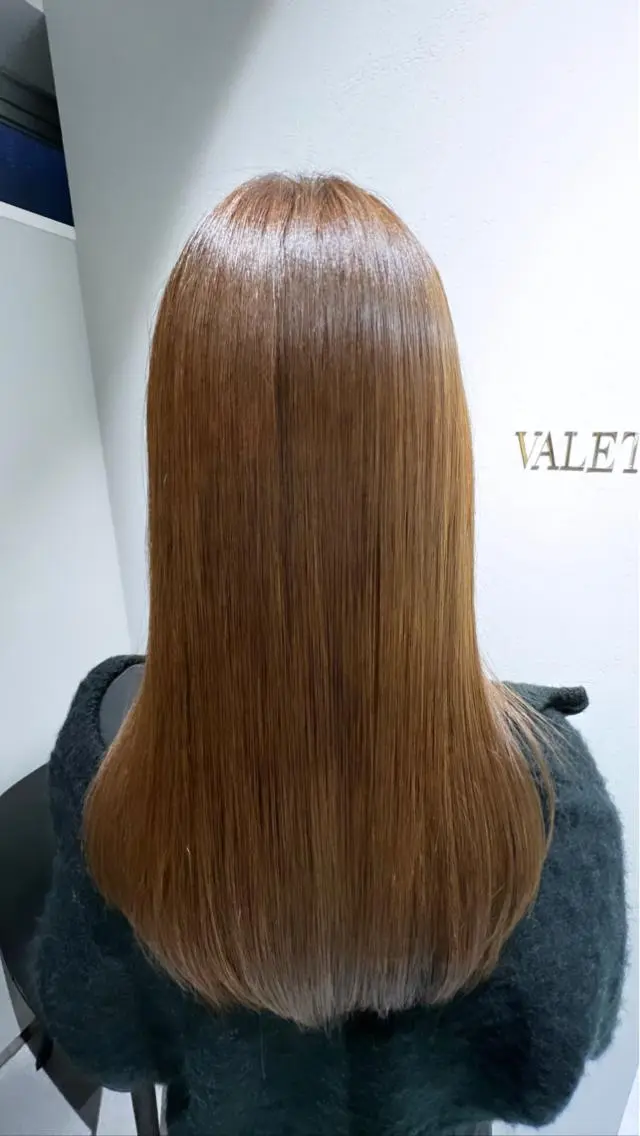 ロング ヘアカラー トリートメント ❣️韓国/髪質改善 🫧yamato👑のヘアスタイル