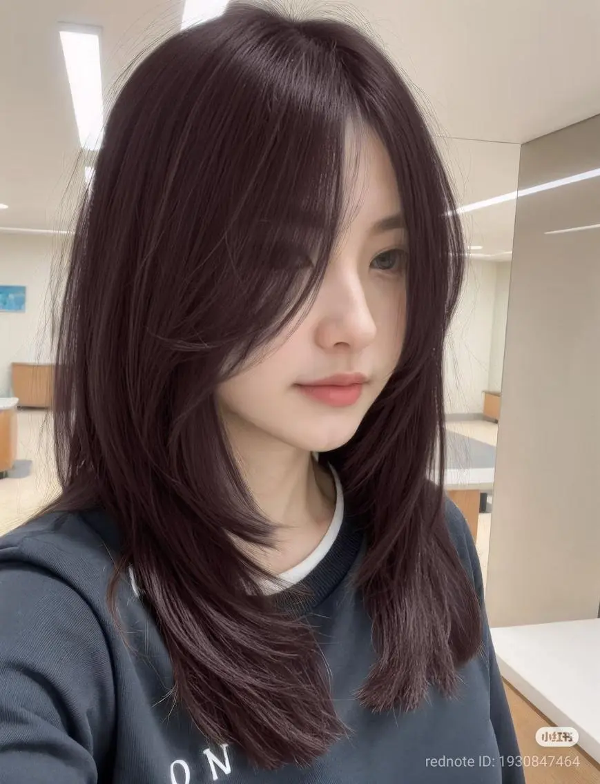 ロング カラー カット ヘアカラー トリートメント うる艶ストレート♡透 明感カラー♡かずまるのヘアスタイル