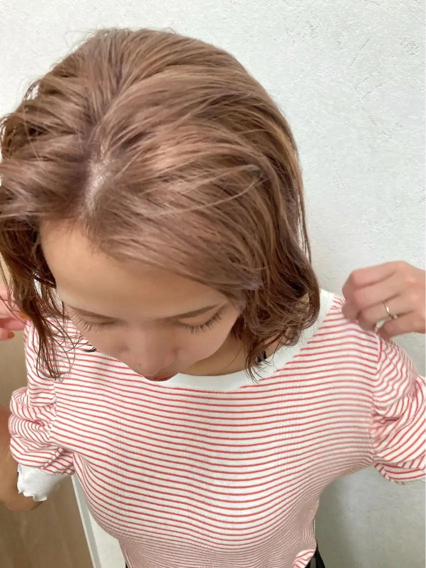 ミディアム ヘアカラー カラーリスト菅野 竜矢🌈のヘアスタイル