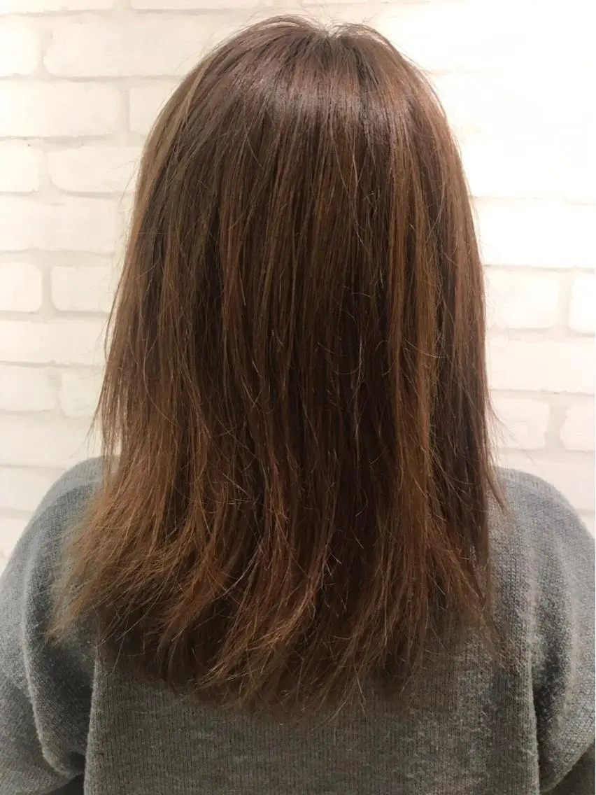 セミロング トリートメント 本間 隼人のヘアスタイル