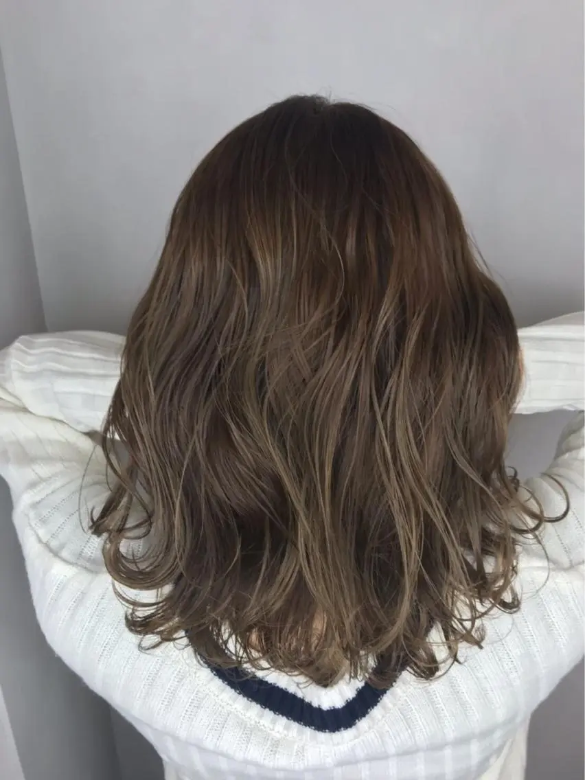 ミディアム カラー BROCANTE立川 karasawa.nのヘアスタイル