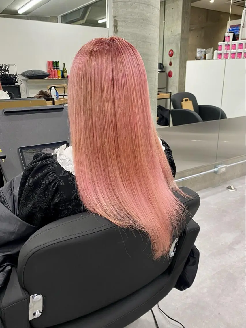 ロング カラー バレイヤージュ ブリーチ ケアブリーチ ダブルカラー ハイライトカラー welring hair salonのヘアスタイル