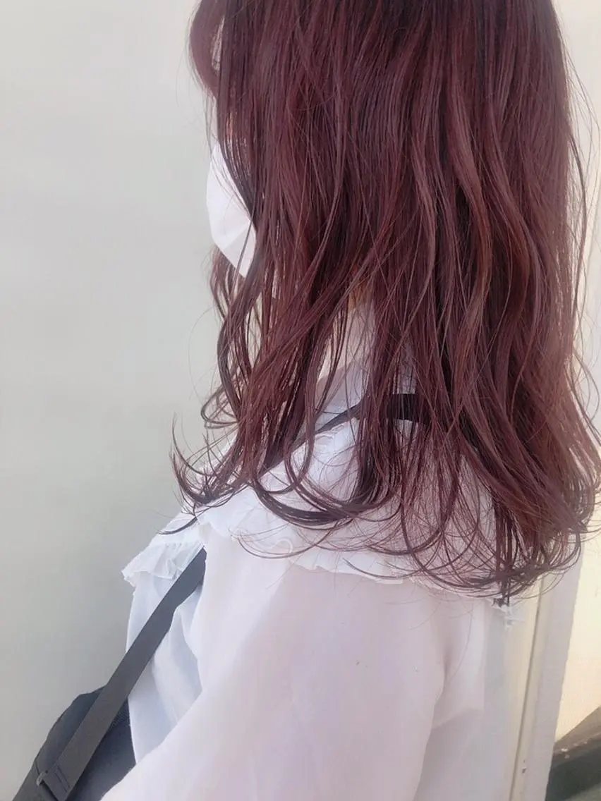 ミディアム カラー ヘアアレンジ ヘアカラー トリートメント NANA/trend style🕊🍑のヘアスタイル
