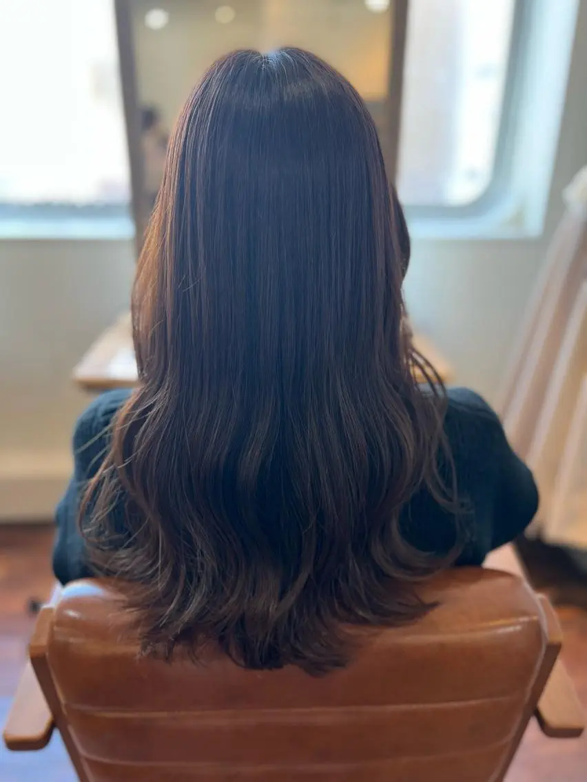 ロング カラー 縮毛矯正&髪質改善 ⭐️OGUのヘアスタイル