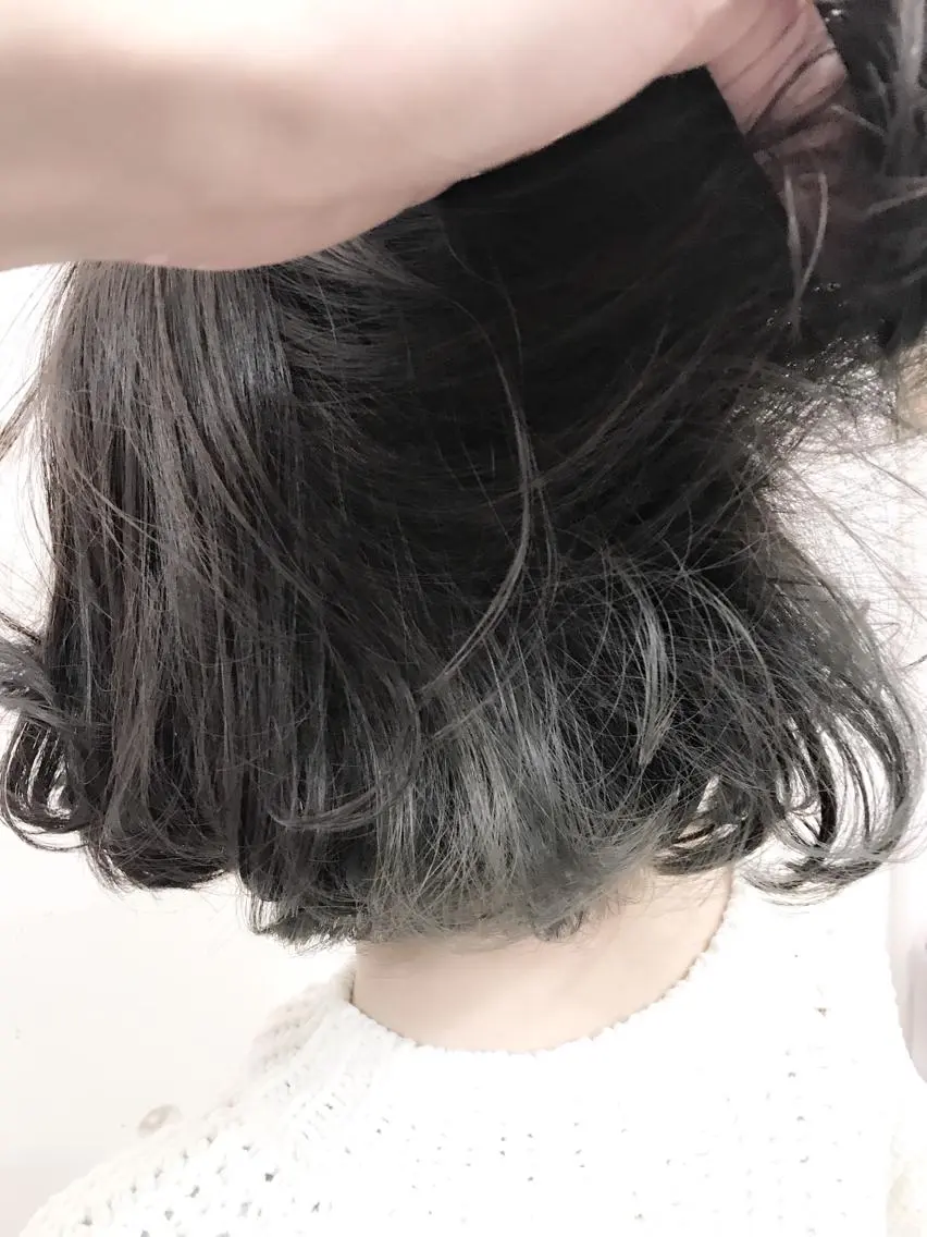 カラー ブリーチ インナーカラー ヘアカラー トリートメント ヘッドスパ グレージュ/髪質改善 Yamato.hのヘアスタイル