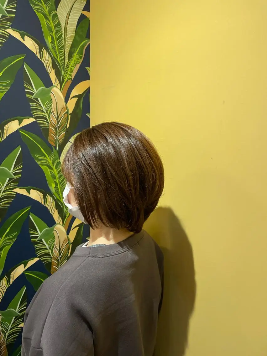 ショート カラー 顔まわりcut🌿 Hinakoのヘアスタイル