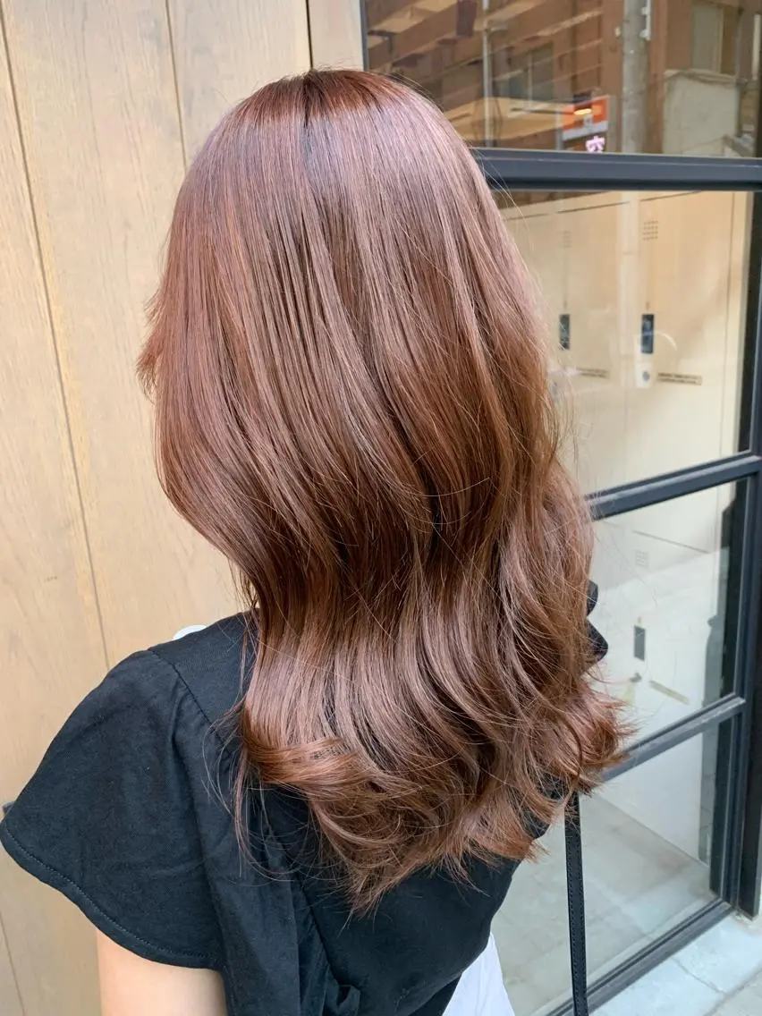 ロング カット ヘアカラー トリートメント 🌟美髪縮毛矯正🌟 吉田冴一のヘアスタイル