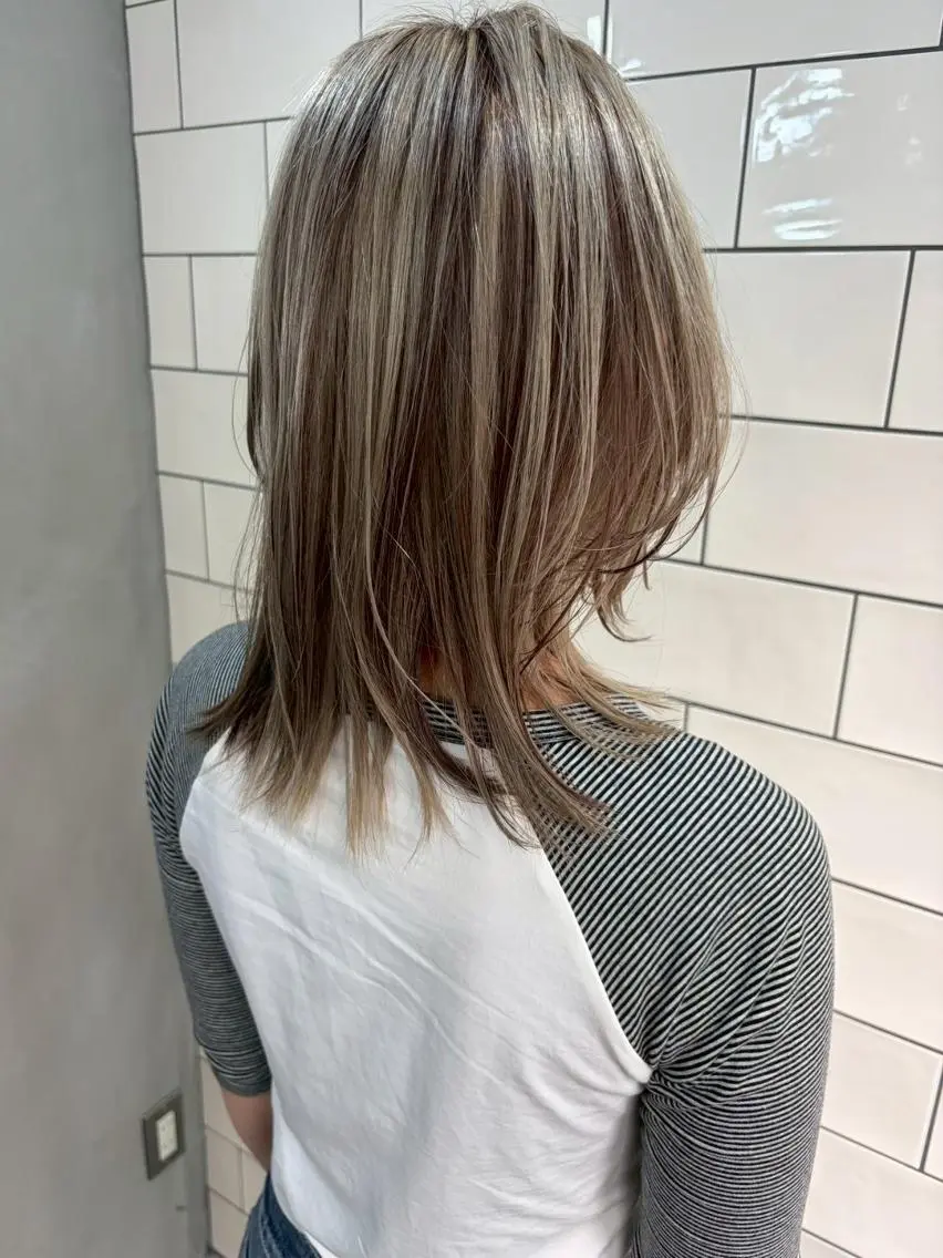 カラー のどか 노도카のヘアスタイル