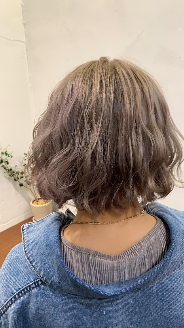 ミディアム カラー ブリーチ 佐藤 宰  OZ桑野店のヘアスタイル