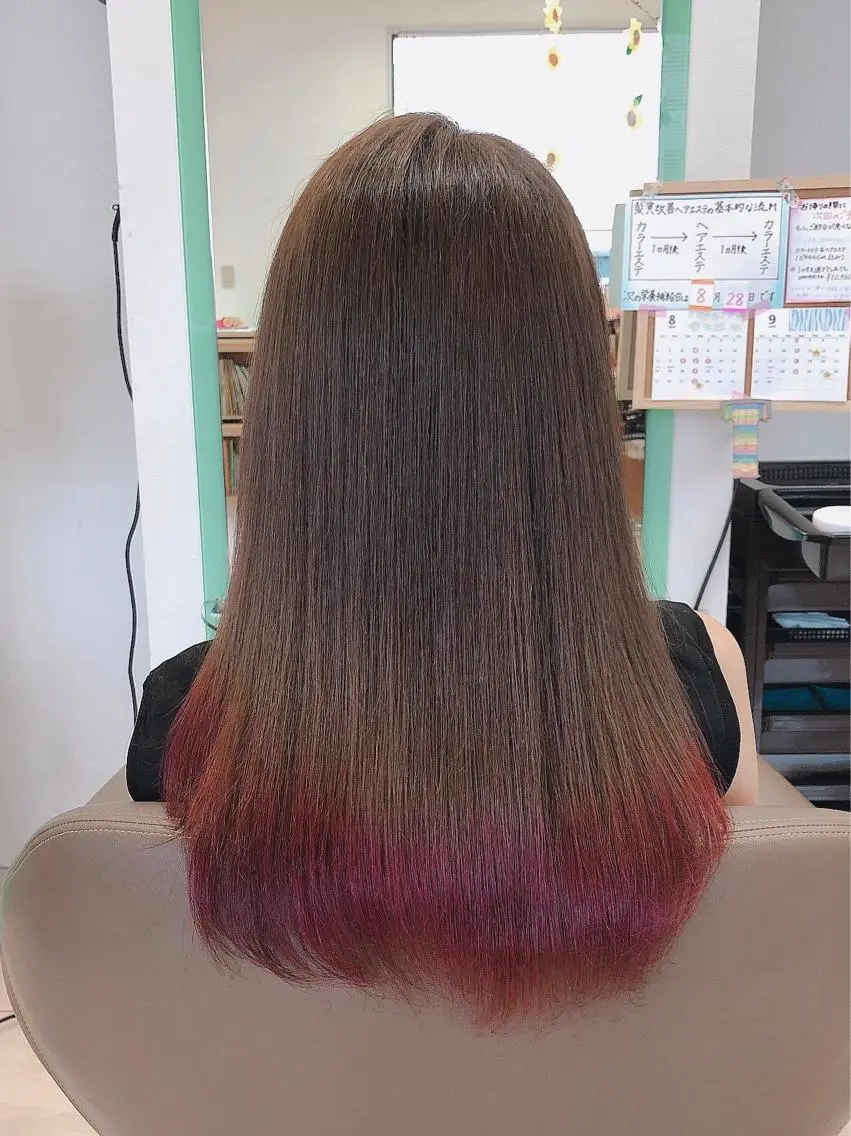 セミロング 松田 みのりのヘアスタイル