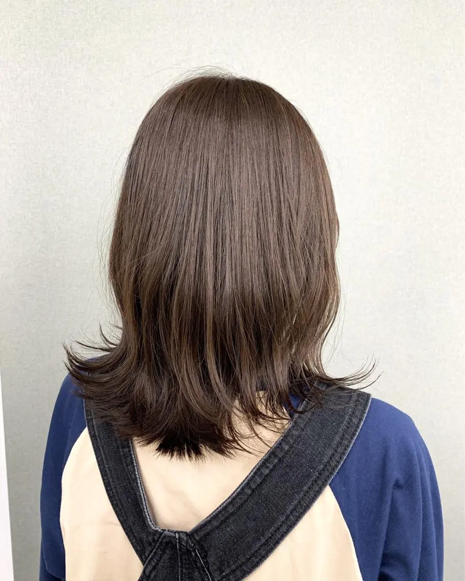 ミディアム カラー カット ヘアカラー トリートメント とも🏆プルエクステ /髪質改善🏆渋谷のヘアスタイル