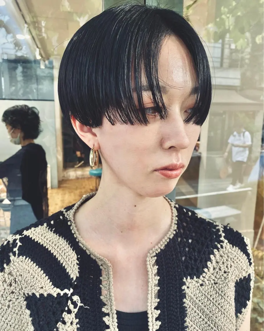 ショート カット ヘアカラー 坂口 拓魅のヘアスタイル