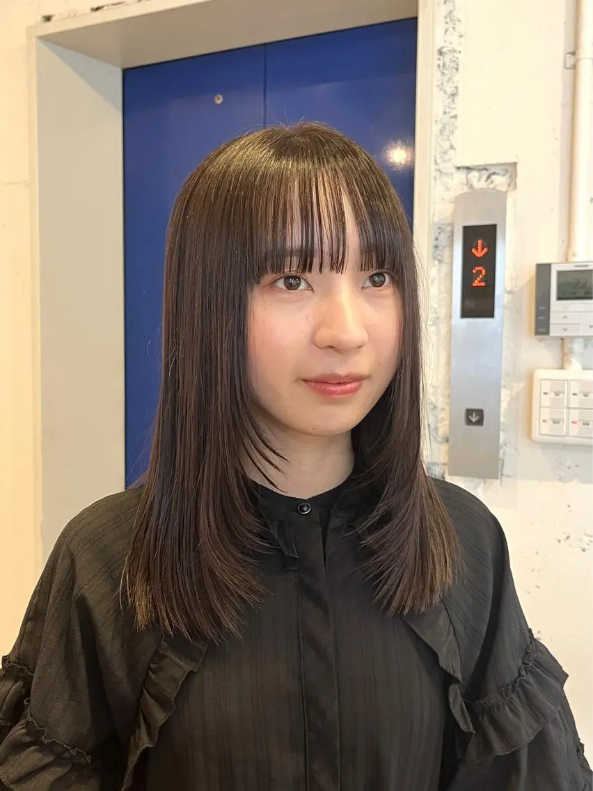セミロング カラー カット ヘアカラー トリートメント RYOMA/ 似合わせ🎧🤍のヘアスタイル