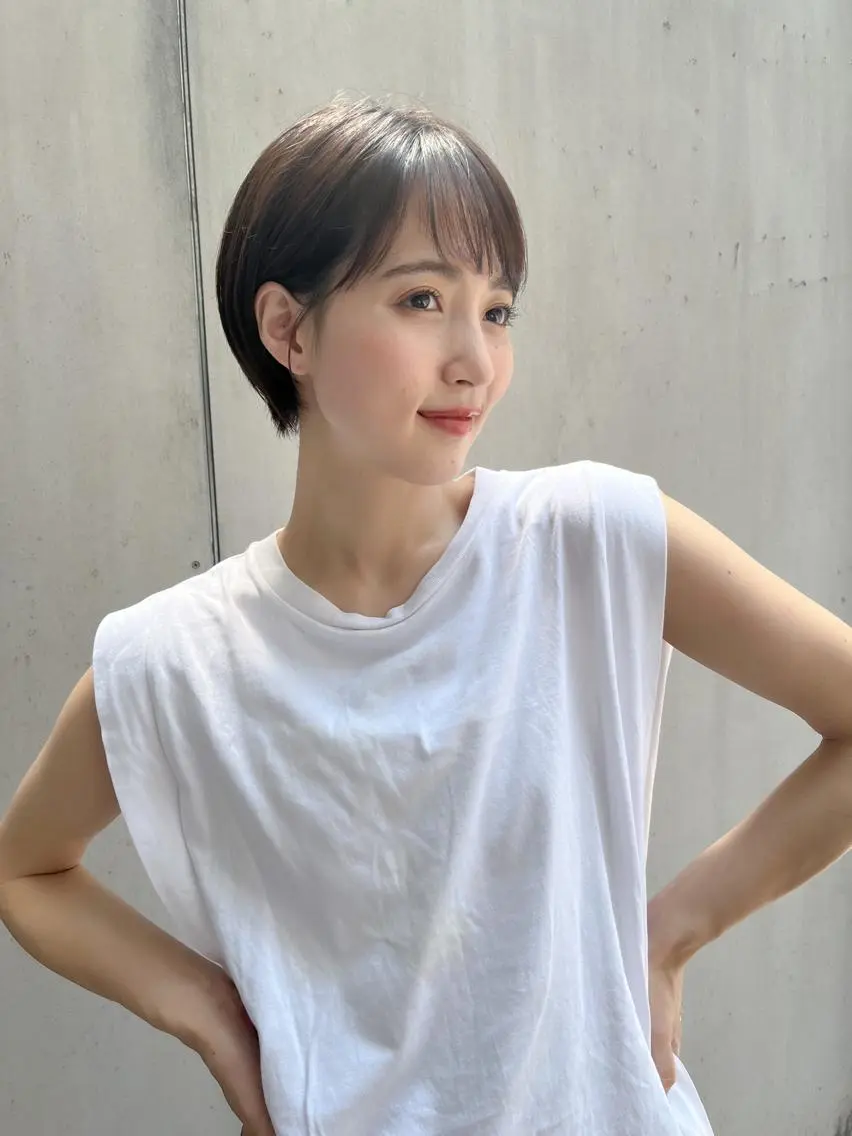 ショート カラー 透明感カラー│ レイヤーヘア中居美樹のヘアスタイル