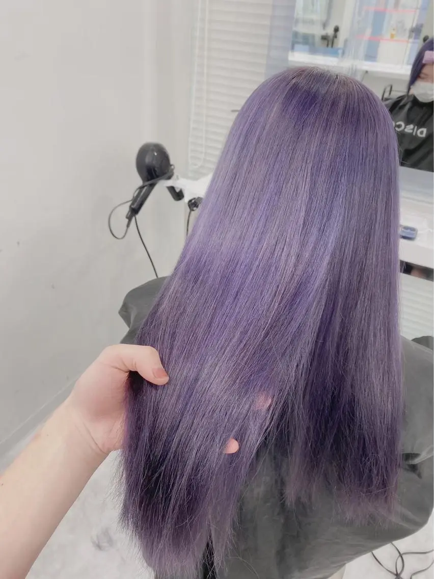 ロング ヘアカラー トリートメント ヘッドスパ ヘアセット ♡上品韓国髪♡ブラ ウン/SAYATOのヘアスタイル