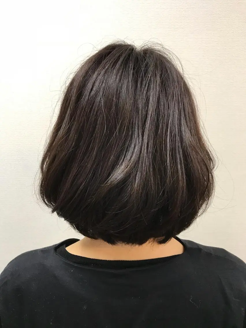 ミディアム カラー カット ヘアカラー トリートメント 吉森 満俊のヘアスタイル