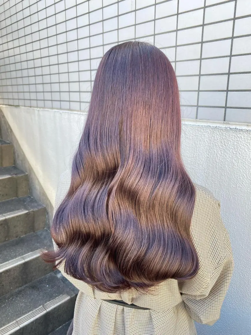 ロング カラー ヘアカラー トリートメント ヘッドスパ ヘアセット エフェクトブリーチ 🌟前澤啓太朗のヘアスタイル
