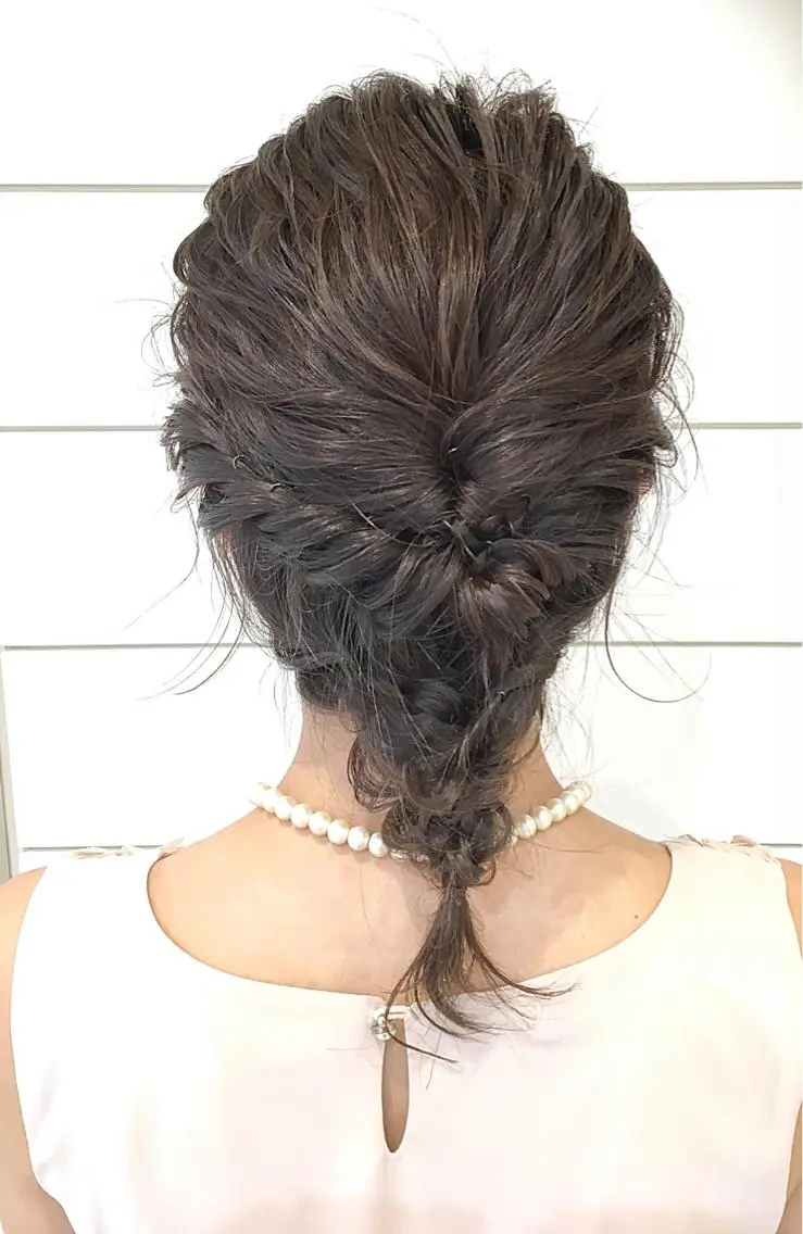ミディアム ヘアアレンジ 🍊新宿南口🍊 ERINAのヘアスタイル