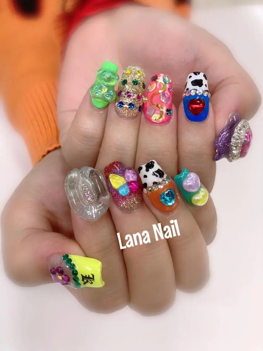 ネイル スカルプネイル Lana Nailのネイルデザイン