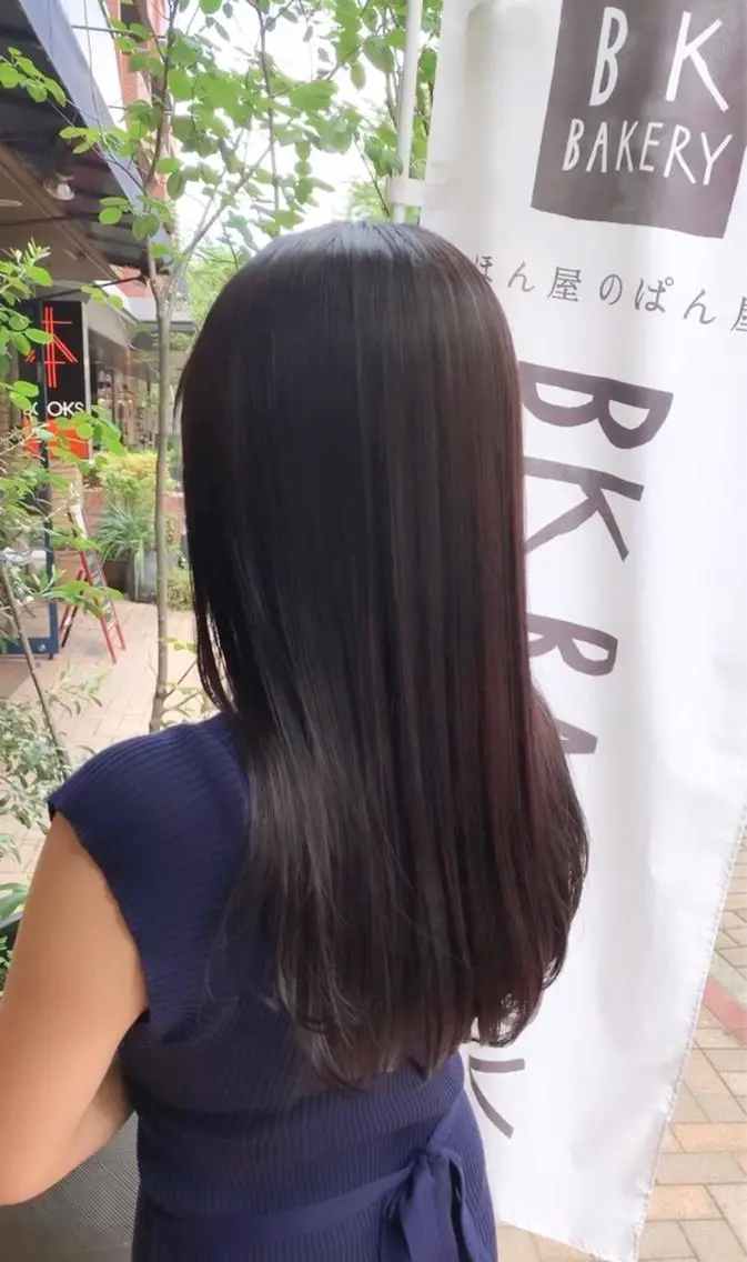 ロング カラー カット ヘアカラー トリートメント 吉野 武のヘアスタイル