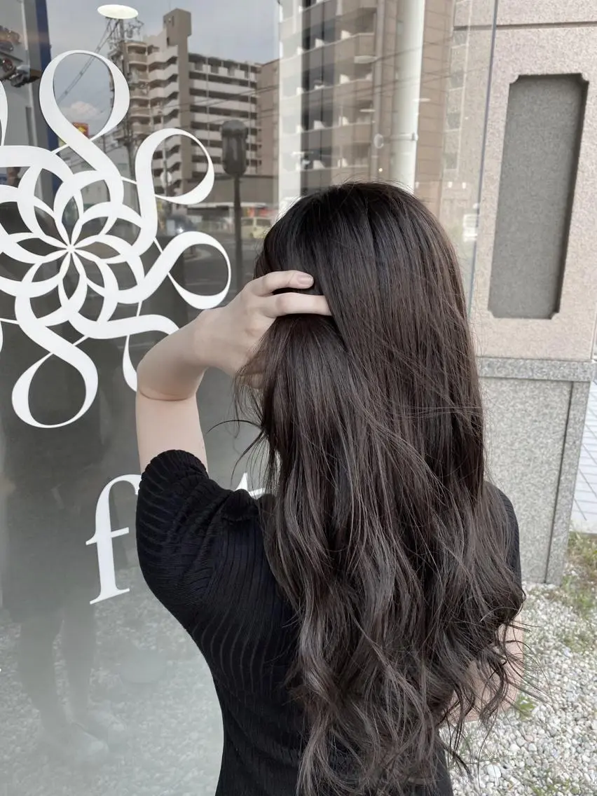 ロング カラー ヘアアレンジ Belle hair Design青野大貴のヘアスタイル