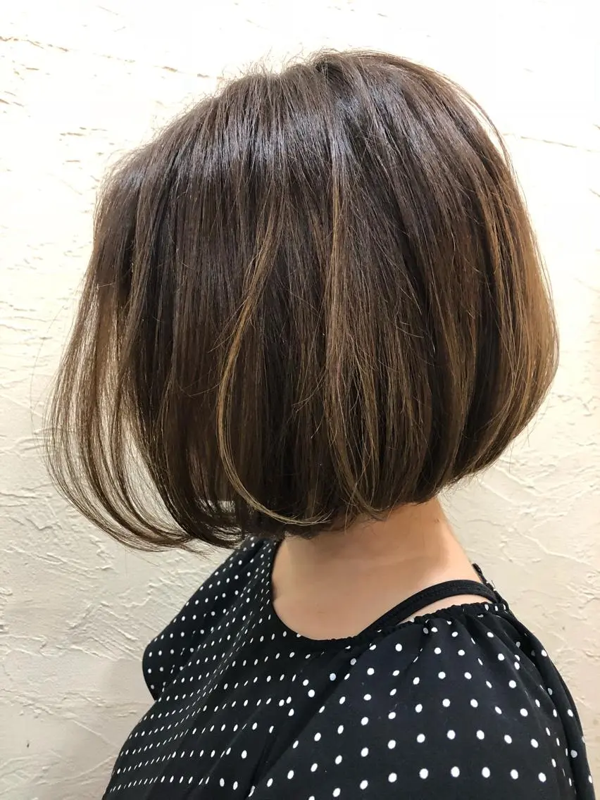 ショート カラー カット ヘアカラー トリートメント 美髪・透明感カラー 西川仁弥のヘアスタイル