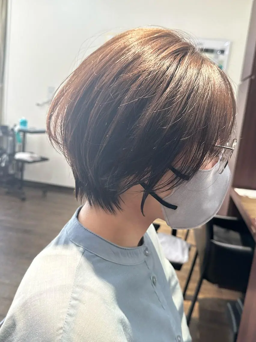 ショート ヘアカラー CURE 朱梨のマツエク・マツパデザイン
