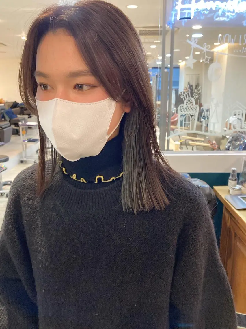 ミディアム ヘアカラー カラーリスト菅野 竜矢🌈のヘアスタイル