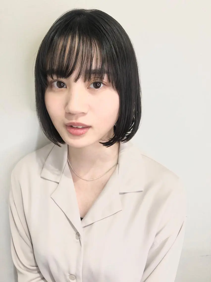 ショート ボブ カット 千葉 郁也のヘアスタイル