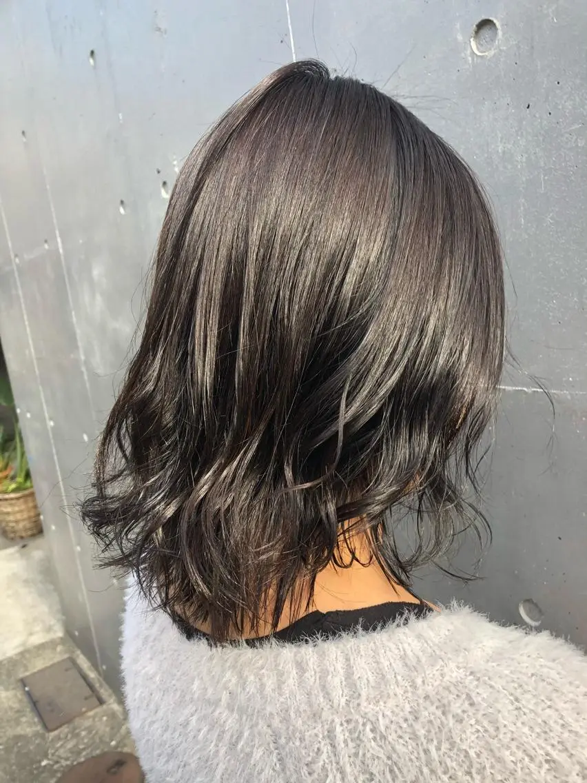 ショート カラー アッシュ グレージュ ラベンダーカラー ラベンダーグレージュ ラベンダーグレー ヘアカラー お気に入り数2.3万 🏆SHO🏆のヘアスタイル
