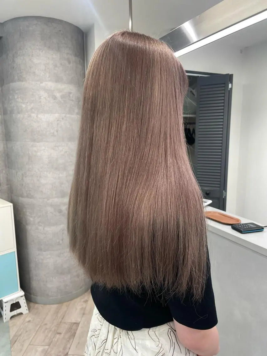 ロング カラー 韓国ハイトーンカラー kana♡のヘアスタイル