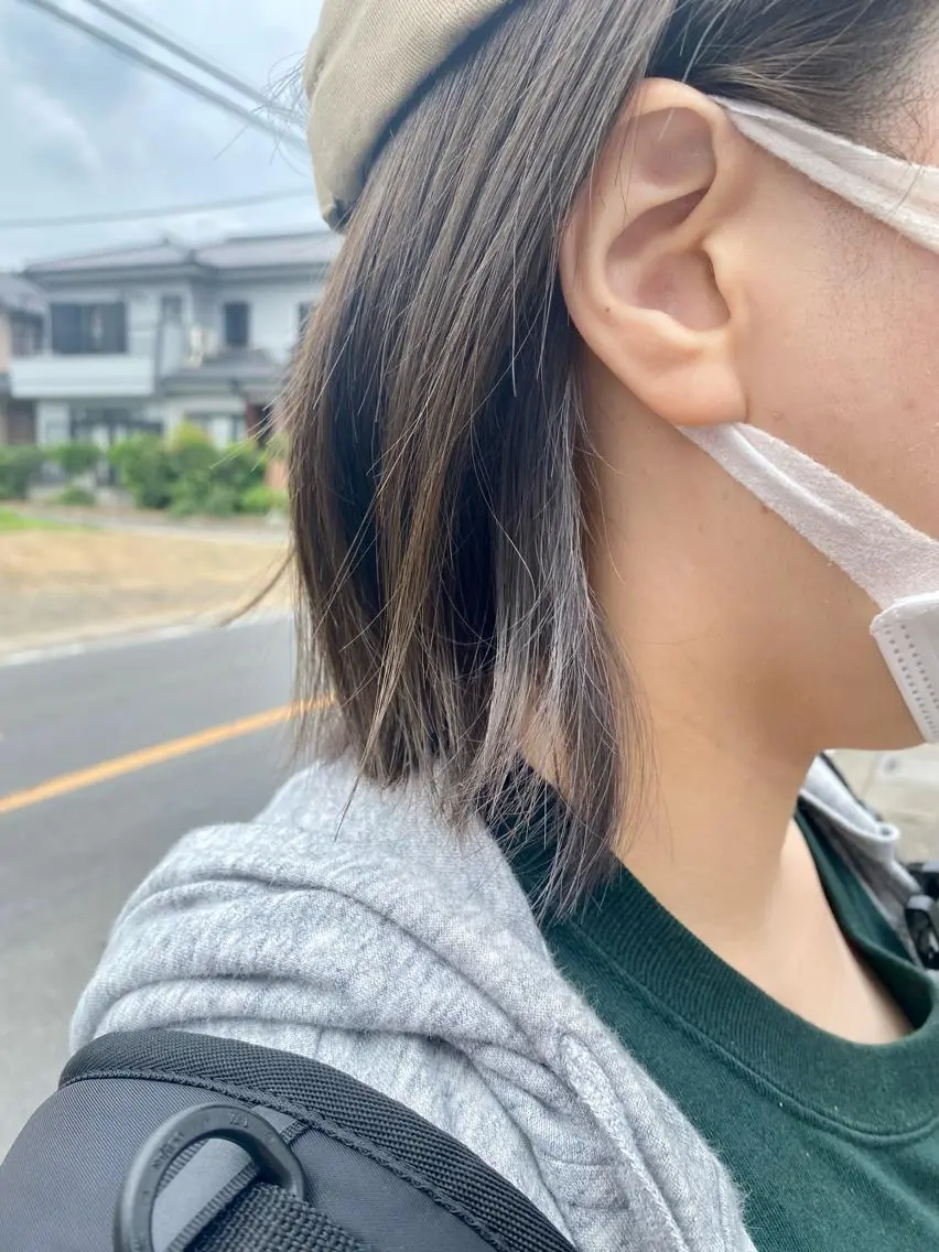 ショート ヘアカラー トリートメント 永沼 真依のヘアスタイル