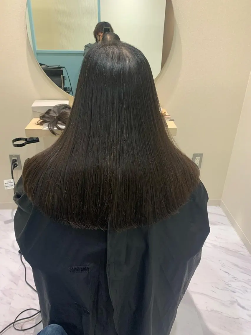 セミロング カット ヘアカラー トリートメント 丹野 圭太のヘアスタイル